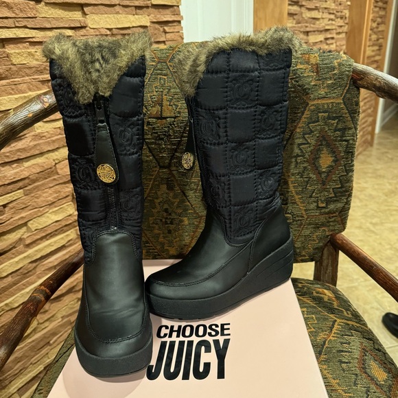 Juicy couture snow boots - Picture 1 of 5